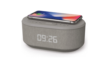 I-box Dawn Alarm Clock Radio with Wireless Charging