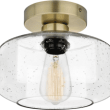 Industrial Semi-Flush Mount Ceiling Light