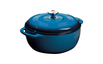 Lodge 6 Quart Enameled Cast Iron Dutch Oven