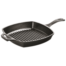 Lodge L8SGP3 Cast Iron Square Grill Pan