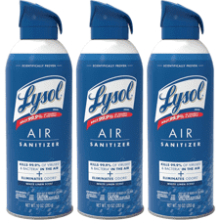 Lysol Air Sanitizer Spray, White Linen Scent