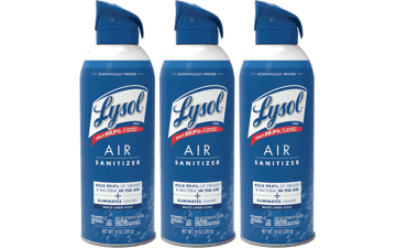 Lysol Air Sanitizer Spray, White Linen Scent