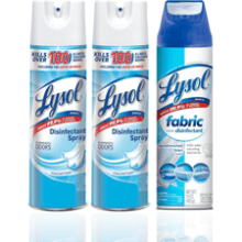 Lysol Disinfectant Spray + Fabric Disinfectant