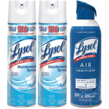 Lysol Disinfectant and Air Sanitizer Bundle