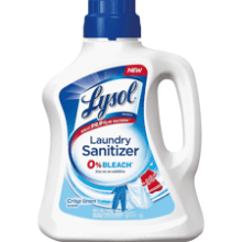 Lysol Laundry Sanitizer Additive, Bacteria-Causing Laundry Odor Eliminator