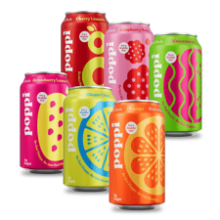 POPPI Sparkling Prebiotic Soda Variety Pack