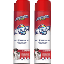 Resolve Pet Specialist Heavy Traffic Foam Carpet Cleaner