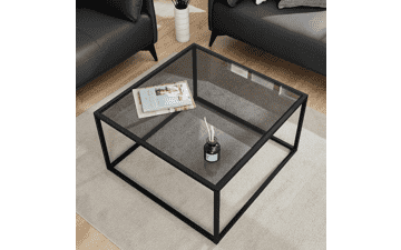 SAYGOER Glass Coffee Table