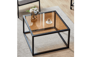 SAYGOER Glass Coffee Table