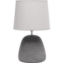 Simple Designs Round Concrete Table Lamp