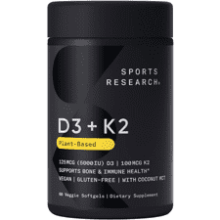 Sports Research Vitamin D3 K2 5000iu