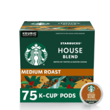 Starbucks Medium Roast House Blend K-Cup Coffee Pods