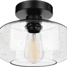 SunRider Industrial Semi-Flush Mount Ceiling Light