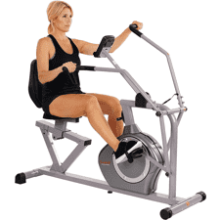 Sunny Health & Fitness Compact Recumbent Bike