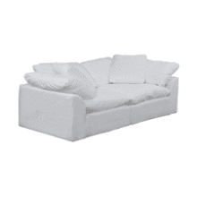 Sunset Trading Cloud Puff 2 Piece Modular Sectional Slipcovered Sofa