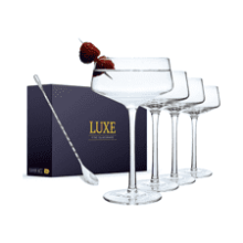 TAG Store Luxe Martini Glasses Set