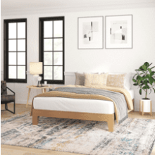 Taylor & Logan Amalia Solid Wooden Platform Bed