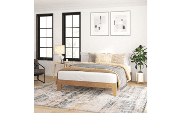 Taylor & Logan Amalia Solid Wooden Platform Bed