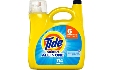 Tide Simply Liquid Laundry Detergent, Refreshing Breeze