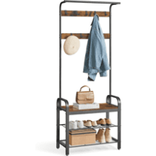 VASAGLE 4-in-1 Entryway Coat Rack