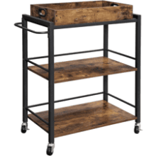 VASAGLE Industrial Bar Cart