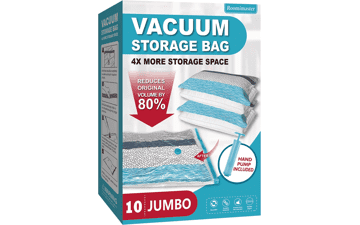 Vacuum Storage Bags, 10 Jumbo Space Saver Bags