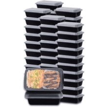 WGCC Meal Prep Containers, 50 Pack