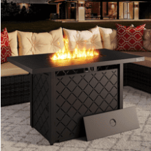 YITAHOME 43 Inch Propane Fire Pit Table