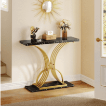 YITAHOME Gold Console Table