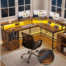 YITAHOME L Shaped Desk