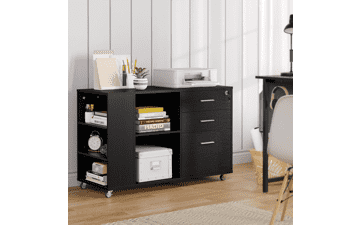 YITAHOME Mobile Wood File Cabinet