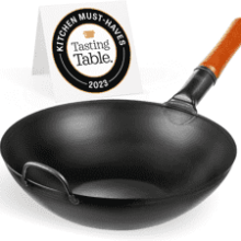 YOSUKATA Carbon Steel Wok Pan