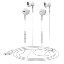 2 Pack-Apple Earbuds for iPhone Headphones