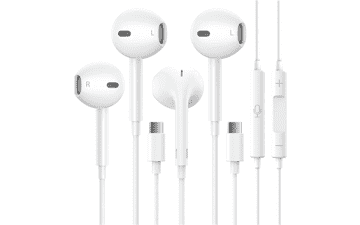 2 Packs USB C Headphones for iPhone 15