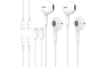 2 Packs-iPhone Headphones for Apple Earbuds