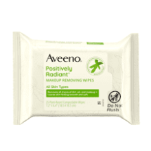 Aveeno Positively Radiant Makeup Removing Wipes