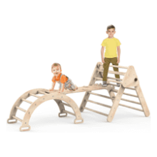 Baoniu Foldable Climbing Triangle Ladder Toys