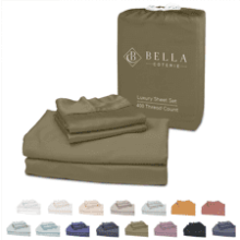 Bella Coterie Luxury California King Bamboo Sheet Set