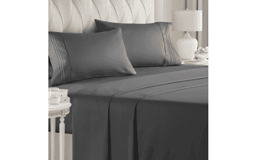 Cal King Size 4 Piece Sheet Set