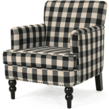 Christopher Knight Home Evete Tufted Fabric Club Chair