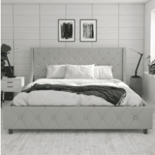 CosmoLiving by Cosmopolitan Mercer Upholstered King Bed