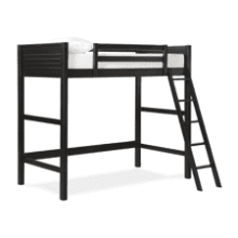 DHP Moon Bay Kids Wooden Loft Bed