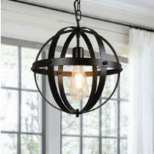 DLLT Vintage Globe Pendant Light