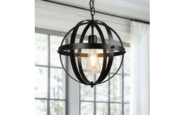 DLLT Vintage Globe Pendant Light