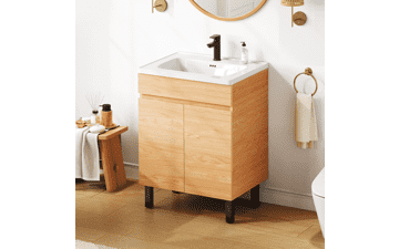 DWVO 24 Inch Bathroom Vanity Sink Combo