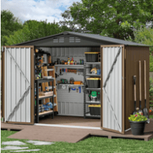 DWVO 8x6 FT Outdoor Storage Shed