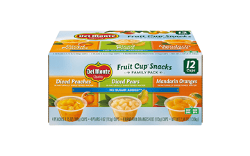 Del Monte No Sugar Added Variety Fruit Cups