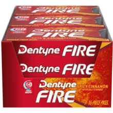 Dentyne Fire Spicy Cinnamon Sugar Free Gum