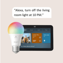 Echo Show 8 (3rd Gen) with Sengled Smart Color Bulb