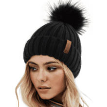 FURTALK Women's Winter Knitted Beanie Hat